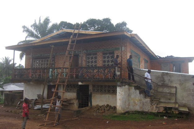 During completion of front Cavary