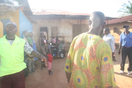 A House in Foya where all of the occupants died of ebola