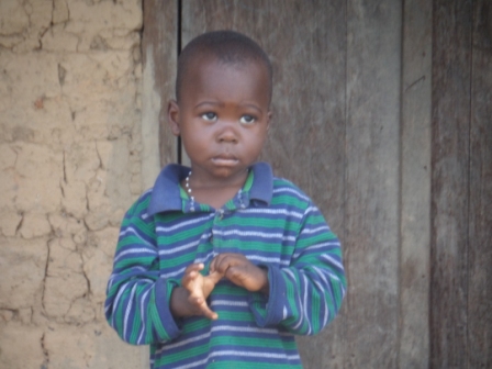 Blama A. Barwor a 2 years old son of the late Alfred Barwor is the only survival of EBOLA in a  family of 49