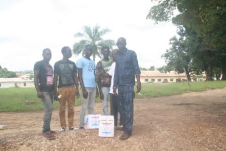Ebola victims receive donation in voinjama