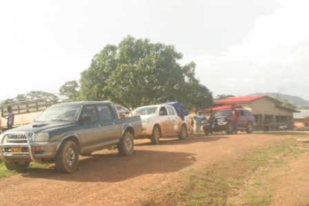 Multi Services Team arrives in Samodu with consignment