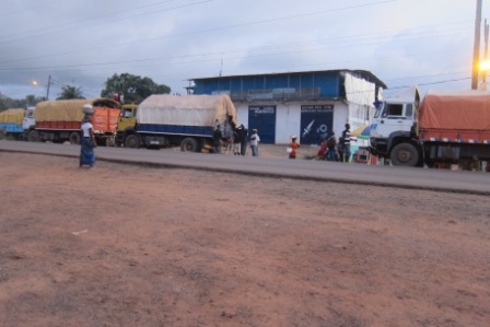 four trucks loaded with consignment heading for margibi