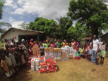 Victims in Kissi Community receive aid after losing 23 to ebola