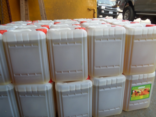 Cooking Oil ready for Ebola victims  in Montserrado County 