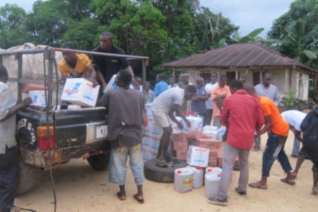 Supply finally arrive in Wealiquah after losing 2,  6 currently undergoing treatment at Bomi ETU Center while  61 are quarantined to prevent further spread